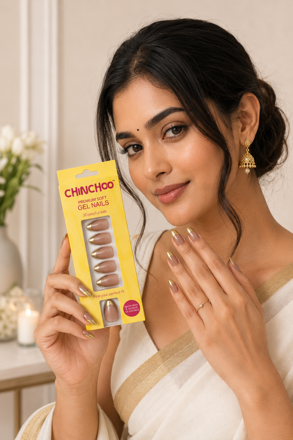 Gilt Edge - Soft Gel Press On Nails