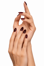 Bordeaux Drip - Soft Gel Press On Nails